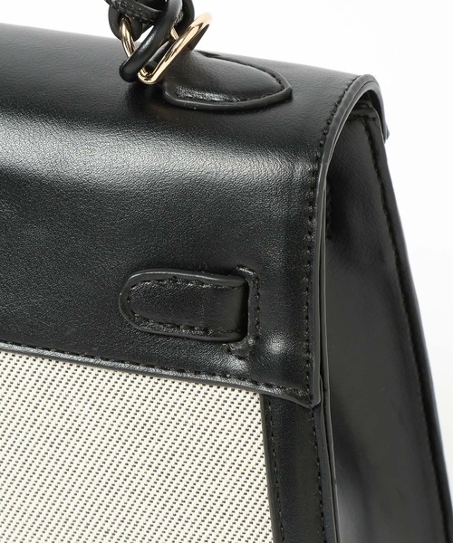 Andemiu（アンデミュウ）の「キャンバズフラップバッグ656272（トートバッグ・レディース・ブラック/ブラウン・FREE）」の14枚目の写真