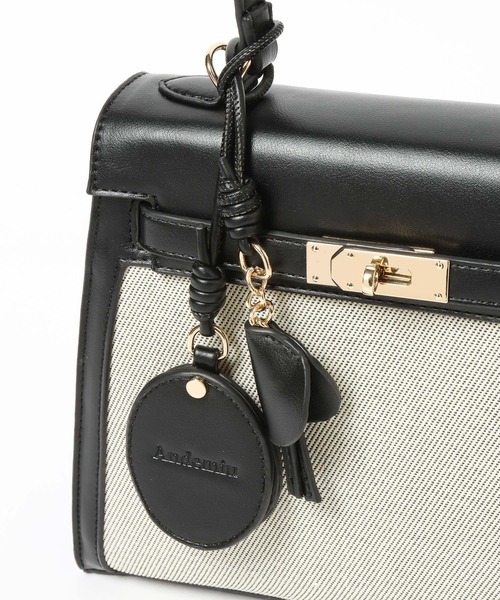 Andemiu（アンデミュウ）の「キャンバズフラップバッグ656272（トートバッグ・レディース・ブラック/ブラウン・FREE）」の16枚目の写真