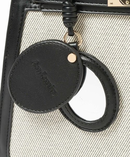 Andemiu（アンデミュウ）の「キャンバズフラップバッグ656272（トートバッグ・レディース・ブラック/ブラウン・FREE）」の18枚目の写真