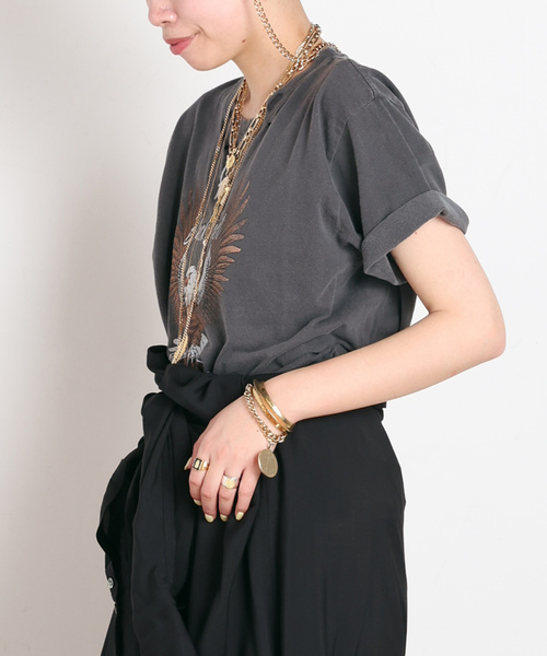 GOOD ROCK SPEED（グッドロックスピード）の「【GOOD ROCK SPEED 】damageHill&black steel eagle Tsh（Tシャツ/カットソー・レディース・ブラック系その他・FREE）」の6枚目の写真