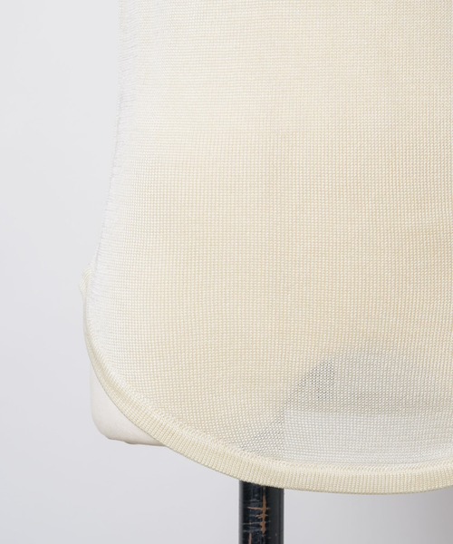 musubore(ムスボレ)の「numbering glossy knit bibs / ナンバリングニットビブス(Tシャツ/カットソー・レディース・カーキ/ブルー/イエロー・FREE)」の16枚目の写真