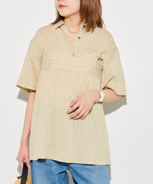 journal standard L'essage | シアーストライプ/無地 シャツ&キャミブラウス(シャツ/ブラウス)