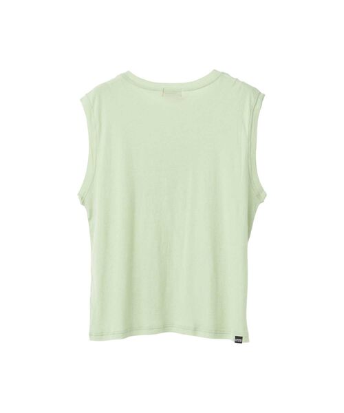 HYSTERIC GLAMOUR（ヒステリックグラマー）の「HG MUSIC ACADEMY ノースリーブ（キャミソール・レディース・グリーン/ホワイト/ブラック・FREE）」の5枚目の写真