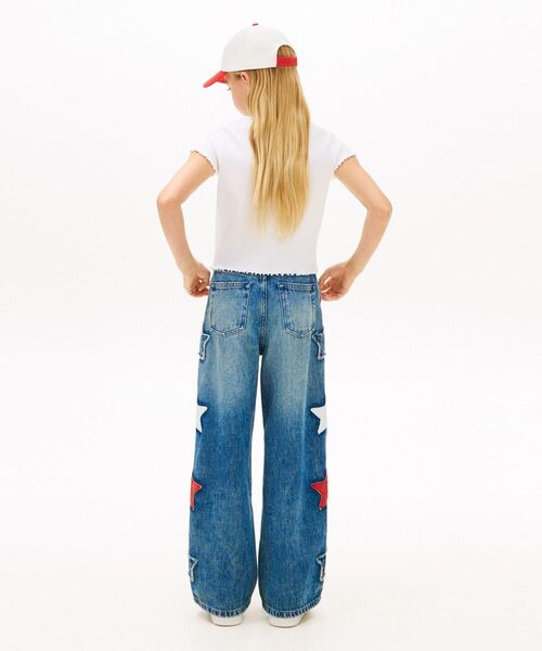 TOMMY HILFIGER(トミーヒルフィガー)の「GIRLS リブスタートップ(タンクトップ・キッズ・ホワイト・150cm/160cm/130cm/140cm)」の4枚目の写真