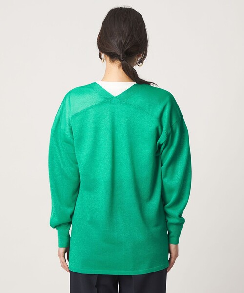 A DAY IN THE LIFE UNITED ARROWS(アデイインザライフユナイテッドアローズ)の「ハイツイスト ノーボタン ミドルカーディガン ‐ウォッシャブル‐ <A DAY IN THE LIFE>(カーディガン/ボレロ・レディース・ライトグレー/ナチュラル/ライトピンク/ケリーグリーン/ネイビー・FREE)」の17枚目の写真