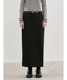 le（ル）の「minimal maxi skirt (black)（スカート）」