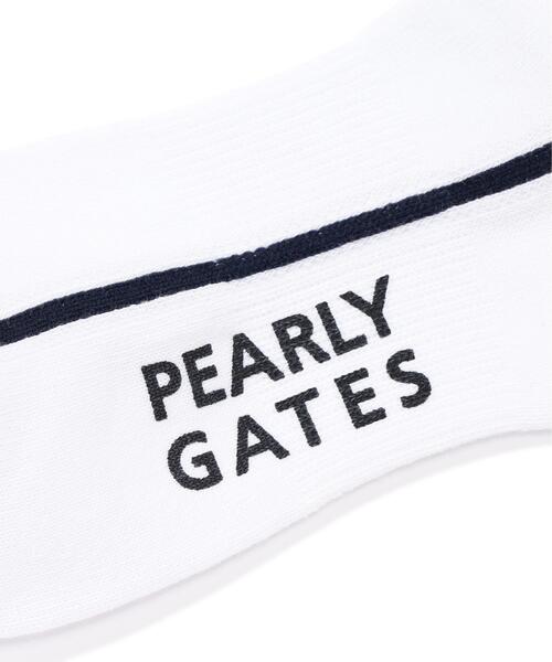 PEARLY GATES(パーリーゲイツ)の「【PEARLY GATES】パイピングショートSOX(ソックス/靴下・メンズ・ホワイト/レッド/ネイビー・FREE)」の6枚目の写真