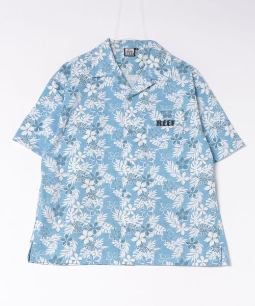 REEF（リーフ）の「REEF/リーフ 半袖 シャツ UVカット 抗菌防臭 ストレッチ 塩素対応 水陸両用 セットアップ対応 ELY262601T（シャツ/ブラウス・メンズ・ブルー/ネイビー・L/M）」の14枚目の写真
