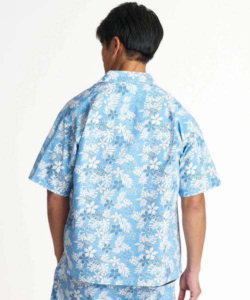 REEF（リーフ）の「REEF/リーフ 半袖 シャツ UVカット 抗菌防臭 ストレッチ 塩素対応 水陸両用 セットアップ対応 ELY262601T（シャツ/ブラウス・メンズ・ブルー/ネイビー・L/M）」の10枚目の写真