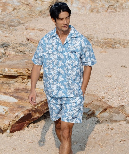 REEF（リーフ）の「REEF/リーフ 半袖 シャツ UVカット 抗菌防臭 ストレッチ 塩素対応 水陸両用 セットアップ対応 ELY262601T（シャツ/ブラウス・メンズ・ブルー/ネイビー・L/M）」の11枚目の写真