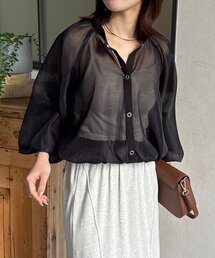 Thevon（ゼボン）の「スナップボタンシアーギャザーブルゾン（ブルゾン）」
