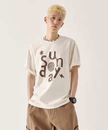 KIIMUIR（キミュア）の「サンデーバイブ 半袖Tシャツ_アイボリー（Tシャツ/カットソー）」