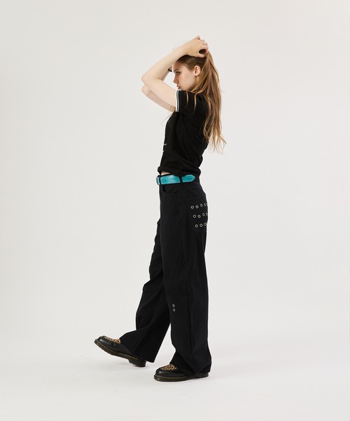 FTW(エフティダブリュー)の「CROSS STUDS POLO SHIRTS(ポロシャツ・レディース・ホワイト/レッド/ブラック・SMALL/MEDIUM/LARGE)」の18枚目の写真