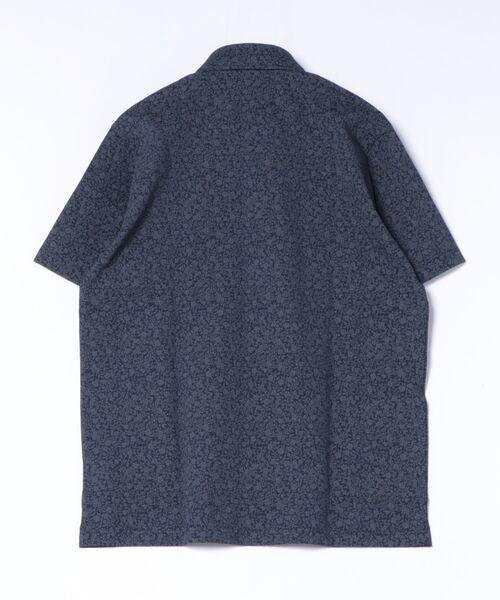 TOKYO SHIRTS（トウキョウシャツ）の「フラワープリント ポロシャツ（ポロシャツ・メンズ・ネイビー・XL/LL/L/M）」の2枚目の写真