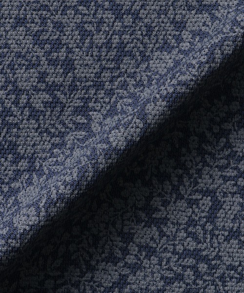 TOKYO SHIRTS（トウキョウシャツ）の「フラワープリント ポロシャツ（ポロシャツ・メンズ・ネイビー・XL/LL/L/M）」の3枚目の写真