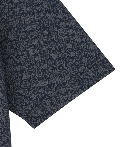 TOKYO SHIRTS（トウキョウシャツ）の「フラワープリント ポロシャツ（ポロシャツ・メンズ・ネイビー・XL/LL/L/M）」の5枚目の写真