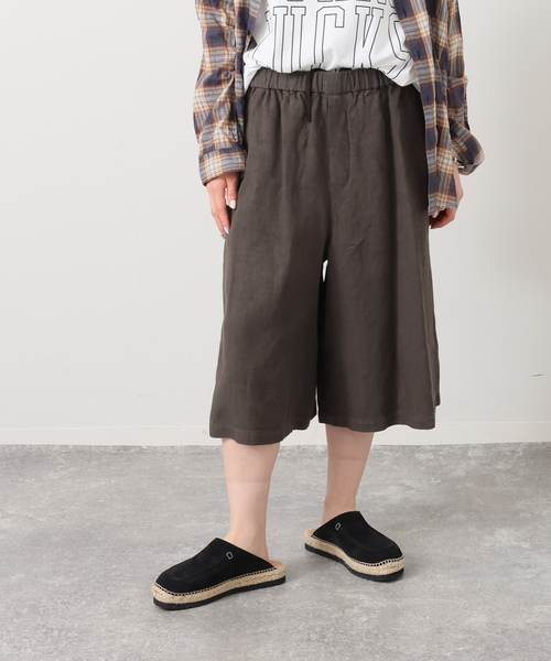 JOURNAL STANDARD LUXE（ジャーナルスタンダード　ラックス）の「リネンヘリンボン ハーフパンツ（その他パンツ・レディース・グレー/ブラウン・FREE）」の11枚目の写真