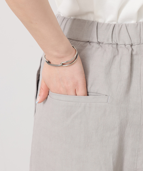 JOURNAL STANDARD LUXE（ジャーナルスタンダード　ラックス）の「リネンヘリンボン ハーフパンツ（その他パンツ・レディース・グレー/ブラウン・FREE）」の20枚目の写真