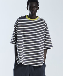 ORCIVAL | ORCIVAL | マーセライズ ワイドクルーネック 半袖 プルオーバー MEN(Tシャツ/カットソー)