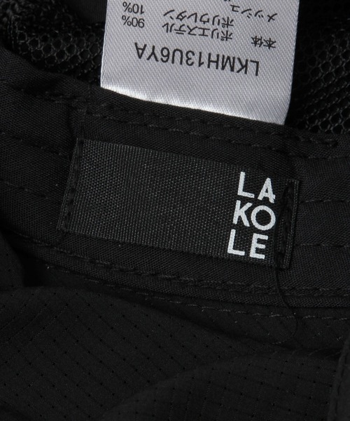LAKOLE(ラコレ)の「シェード付きサファリハット / 655930(ハット・メンズ・ブラック/ベージュ・9)」の9枚目の写真