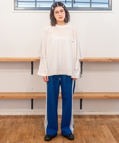 masterkey（マスターキー）の「msw1868- VELGANT-SWEAT フットボールTEEスウェット(MK27A-C-19)（Tシャツ/カットソー・メンズ・ホワイト/ブルー/ブラック・S/M）」の8枚目の写真