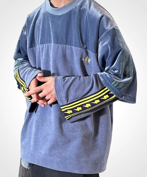 masterkey（マスターキー）の「msw1868- VELGANT-SWEAT フットボールTEEスウェット(MK27A-C-19)（Tシャツ/カットソー・メンズ・ホワイト/ブルー/ブラック・S/M）」の15枚目の写真