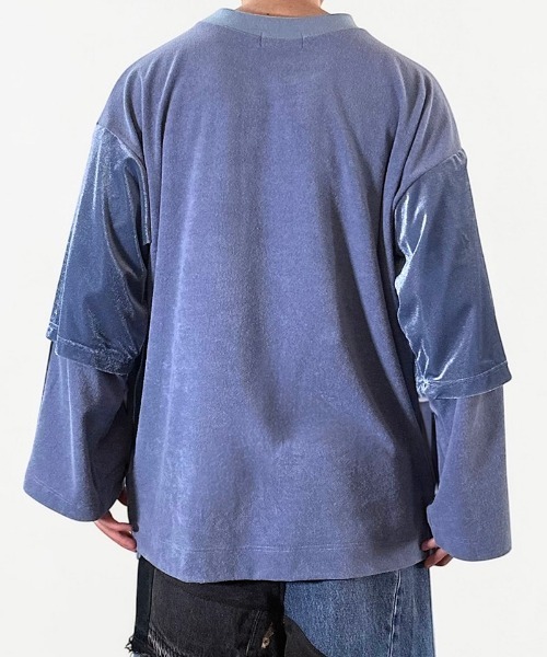 masterkey（マスターキー）の「msw1868- VELGANT-SWEAT フットボールTEEスウェット(MK27A-C-19)（Tシャツ/カットソー・メンズ・ホワイト/ブルー/ブラック・S/M）」の17枚目の写真