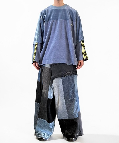 masterkey（マスターキー）の「msw1868- VELGANT-SWEAT フットボールTEEスウェット(MK27A-C-19)（Tシャツ/カットソー・メンズ・ホワイト/ブルー/ブラック・S/M）」の19枚目の写真