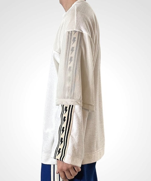 masterkey（マスターキー）の「msw1868- VELGANT-SWEAT フットボールTEEスウェット(MK27A-C-19)（Tシャツ/カットソー・メンズ・ホワイト/ブルー/ブラック・S/M）」の21枚目の写真