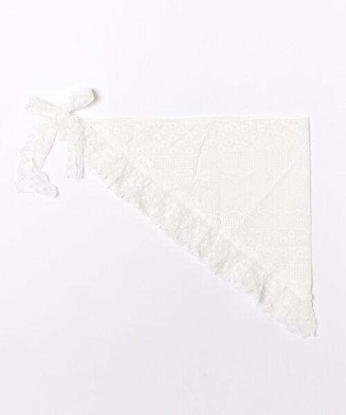 Mayree（メイリー）の「【resonance】コットンレース刺繍デザイン ドット フリル ラップスカート/付け裾【マルチウェイ】（その他トップス・レディース・ホワイト系2/ホワイト系1/ホワイト系4/ホワイト系3・FREE）」の10枚目の写真