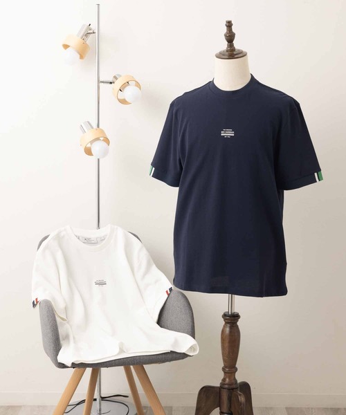 Ben Sherman(ベンシャーマン)の「ティップピケTシャツ(Tシャツ/カットソー・メンズ・ホワイト・MEDIUM/SMALL/LARGE/X-LARGE)」の2枚目の写真