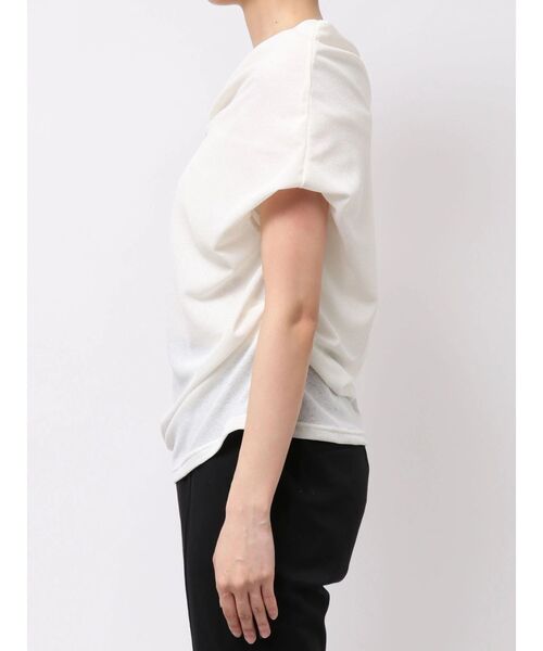 ELENDEEK（エレンディーク）の「OFF SHOULDER CS（Tシャツ/カットソー・レディース・ライム/ブラック/アイボリー・FREE）」の19枚目の写真