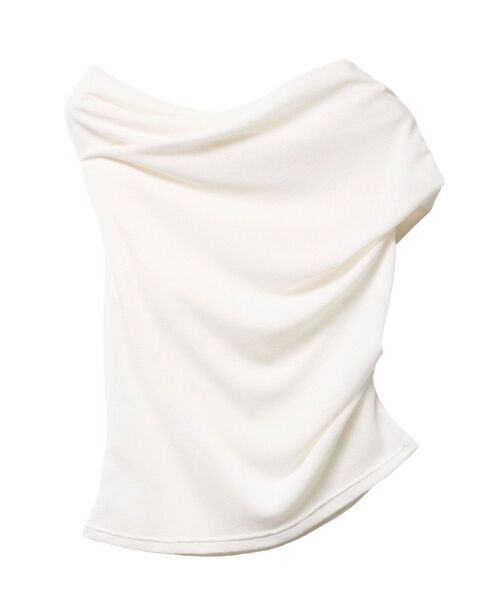 ELENDEEK（エレンディーク）の「OFF SHOULDER CS（Tシャツ/カットソー・レディース・ライム/ブラック/アイボリー・FREE）」の4枚目の写真