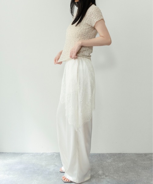 on:nue（オンニュ）の「【on:nue】[お気に入り登録数3,600突破！][着用動画あり！] アソートコンパクトシャーリングカットソー /2026 SS COLLECTION（Tシャツ/カットソー・レディース・アイボリー/ブラック/ブラック系その他/ホワイト系その他/レッド・FREE）」の16枚目の写真