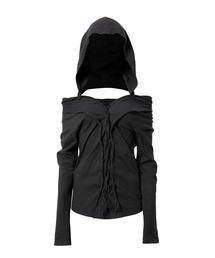 FLAREUP（フレアアップ）の「【FLAREUP】Braided Cardigan  / 【フレアアップ】フード付きカーディガン（カーディガン/ボレロ）」