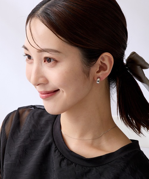 CALIN STANDARD(カリンスタンダード)の「◆金属アレルギー対応◆◆made in japan◆【痛くない】【落ちにくい】【片手で簡単】 ワイドプレーン マグネットイヤリング(イヤリング・レディース・ゴールド/シルバー・FREE)」の7枚目の写真