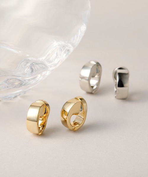 CALIN STANDARD(カリンスタンダード)の「◆金属アレルギー対応◆◆made in japan◆【痛くない】【落ちにくい】【片手で簡単】 ワイドプレーン マグネットイヤリング(イヤリング・レディース・ゴールド/シルバー・FREE)」の15枚目の写真