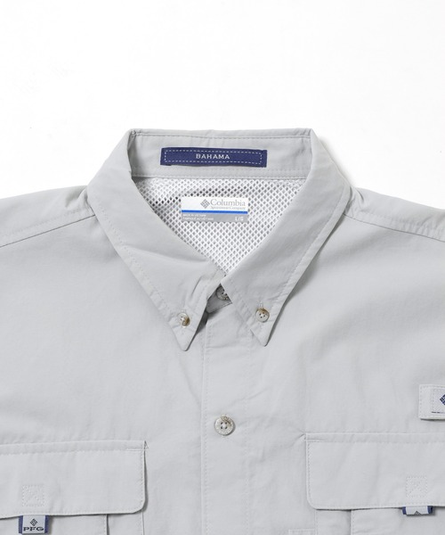 RAGEBLUE(レイジブルー)の「【Columbia/コロンビア】PFGバハマシャツ(シャツ/ブラウス・メンズ・グレー/ブラック・MEDIUM/LARGE)」の3枚目の写真