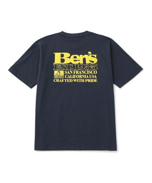 BEN DAVIS(ベンデイビス)の「【BENDAVIS別注】ロゴバックプリントTシャツ(Tシャツ/カットソー・メンズ・ホワイト/ブラック/ネイビー・L/M/LL)」の10枚目の写真