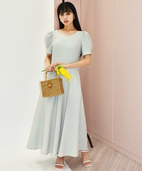 WILLSELECTION(ウィルセレクション)の「【SPECIAL PRICE】バックオープンフレアカットワンピース(ワンピース・レディース・ミント/ラベンダー/ピンク/ブラック/オフホワイト・FREE)」の3枚目の写真