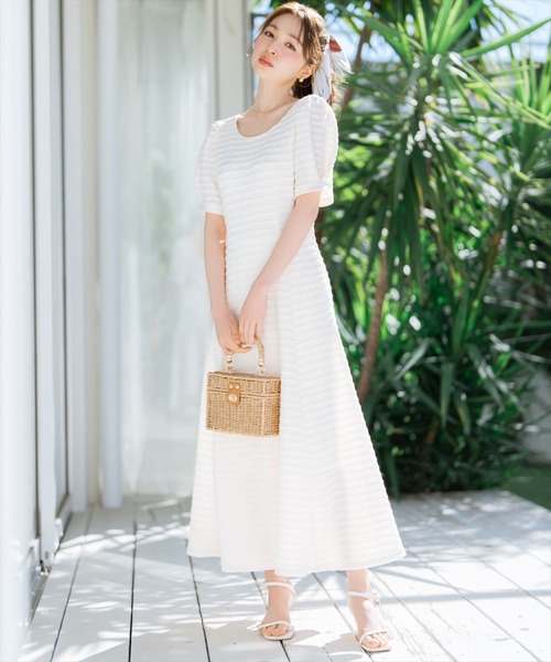 WILLSELECTION(ウィルセレクション)の「【SPECIAL PRICE】バックオープンフレアカットワンピース(ワンピース・レディース・ミント/ラベンダー/ピンク/ブラック/オフホワイト・FREE)」の15枚目の写真