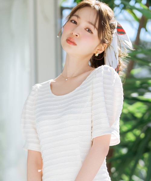 WILLSELECTION(ウィルセレクション)の「【SPECIAL PRICE】バックオープンフレアカットワンピース(ワンピース・レディース・ミント/ラベンダー/ピンク/ブラック/オフホワイト・FREE)」の17枚目の写真