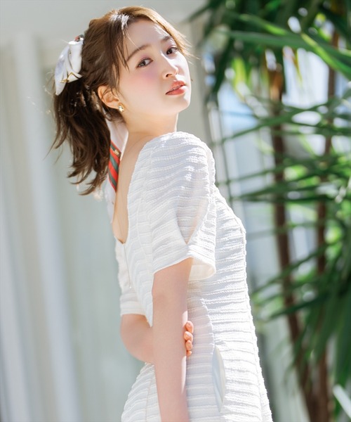 WILLSELECTION(ウィルセレクション)の「【SPECIAL PRICE】バックオープンフレアカットワンピース(ワンピース・レディース・ミント/ラベンダー/ピンク/ブラック/オフホワイト・FREE)」の20枚目の写真