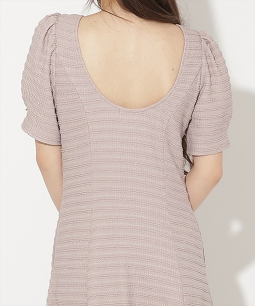 WILLSELECTION(ウィルセレクション)の「【SPECIAL PRICE】バックオープンフレアカットワンピース(ワンピース・レディース・ミント/ラベンダー/ピンク/ブラック/オフホワイト・FREE)」の7枚目の写真