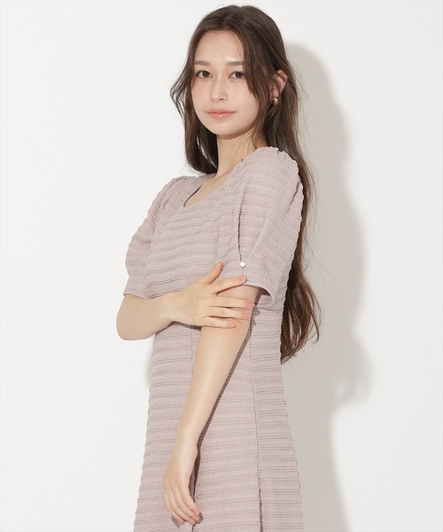 WILLSELECTION(ウィルセレクション)の「【SPECIAL PRICE】バックオープンフレアカットワンピース(ワンピース・レディース・ミント/ラベンダー/ピンク/ブラック/オフホワイト・FREE)」の8枚目の写真