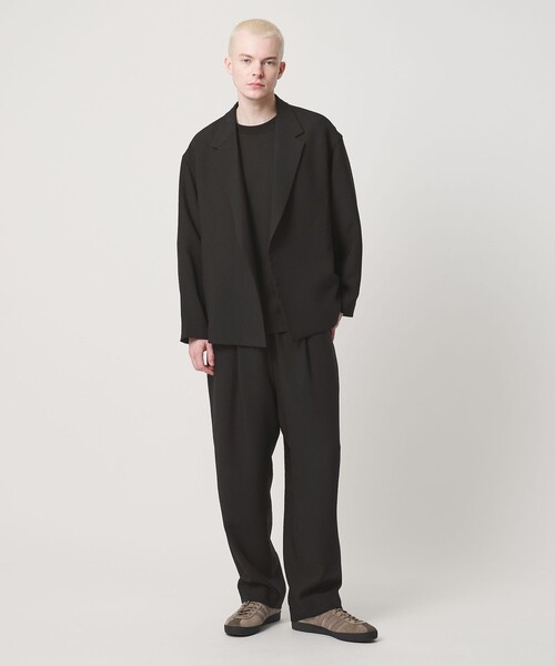 UNITED ARROWS & SONS by DAISUKE OBANA(ユナイテッドアローズアンドサンズバイダイスケオバナ)の「<D.O UNITED ARROWS BY DAISUKE OBANA>Ⅰ SETIN DB JACKET BLK 26SS/ジャケット(テーラードジャケット・メンズ・ブラック・S/XL/L/M)」の3枚目の写真