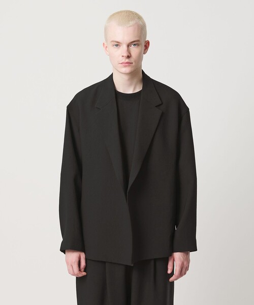 UNITED ARROWS & SONS by DAISUKE OBANA(ユナイテッドアローズアンドサンズバイダイスケオバナ)の「<D.O UNITED ARROWS BY DAISUKE OBANA>Ⅰ SETIN DB JACKET BLK 26SS/ジャケット(テーラードジャケット・メンズ・ブラック・S/XL/L/M)」の5枚目の写真