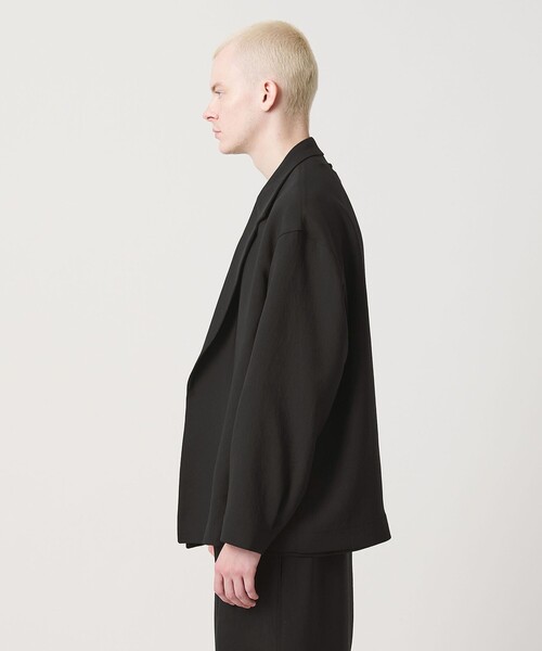 UNITED ARROWS & SONS by DAISUKE OBANA(ユナイテッドアローズアンドサンズバイダイスケオバナ)の「<D.O UNITED ARROWS BY DAISUKE OBANA>Ⅰ SETIN DB JACKET BLK 26SS/ジャケット(テーラードジャケット・メンズ・ブラック・S/XL/L/M)」の6枚目の写真