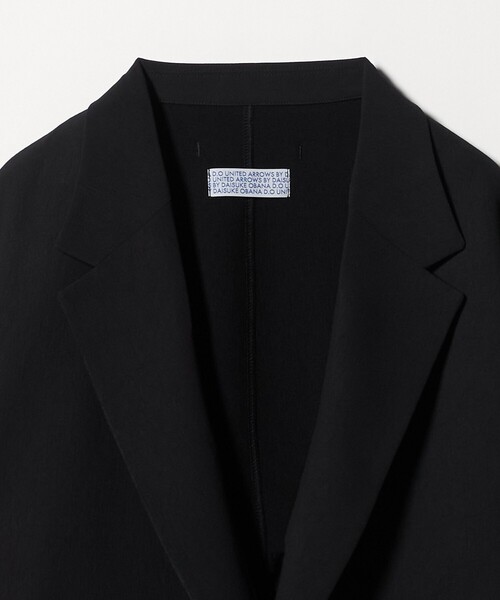 UNITED ARROWS & SONS by DAISUKE OBANA(ユナイテッドアローズアンドサンズバイダイスケオバナ)の「<D.O UNITED ARROWS BY DAISUKE OBANA>Ⅰ SETIN DB JACKET BLK 26SS/ジャケット(テーラードジャケット・メンズ・ブラック・S/XL/L/M)」の10枚目の写真