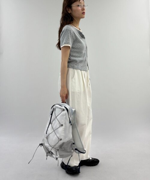 w closet（ダブルクローゼット）の「【レイヤード風】パターンメッシュレイヤードT（Tシャツ/カットソー・レディース・イエロー/ブルー/グレー/オフホワイト/ホワイト/ピンク/グレー系その他・FREE）」の16枚目の写真